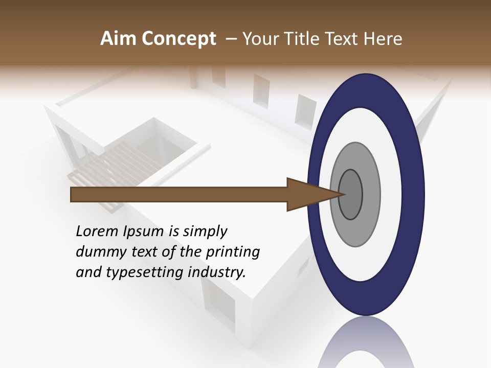 Window Chalet Plan PowerPoint Template