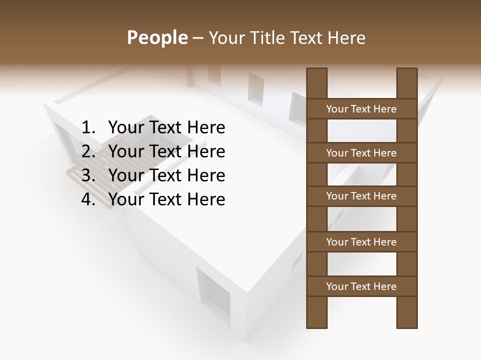 Window Chalet Plan PowerPoint Template