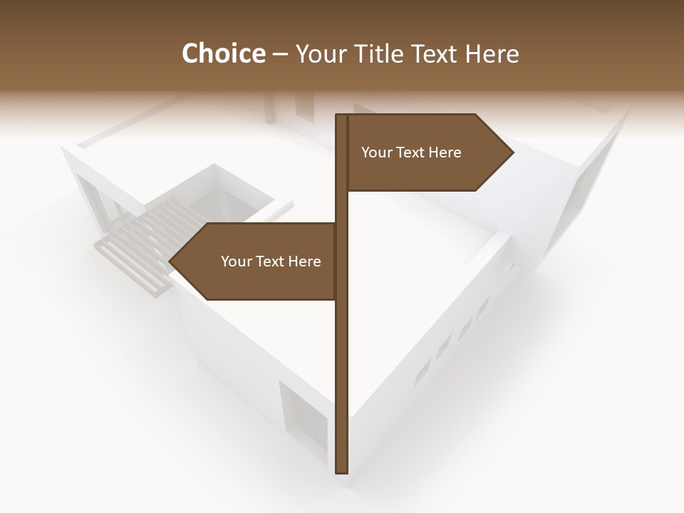 Window Chalet Plan PowerPoint Template