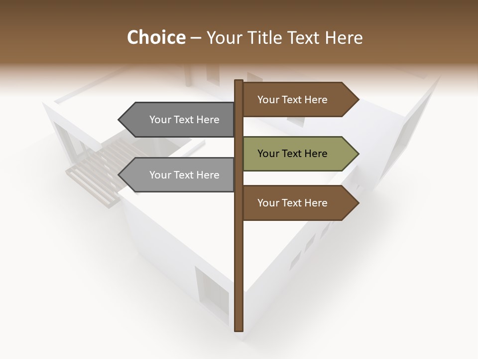 Window Chalet Plan PowerPoint Template