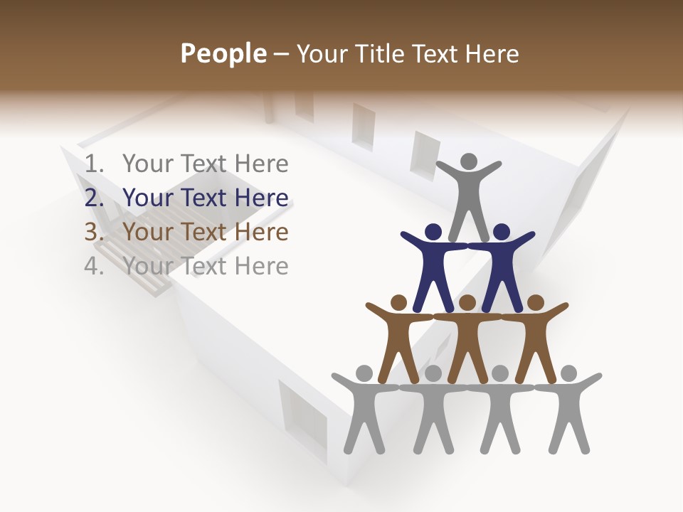 Window Chalet Plan PowerPoint Template