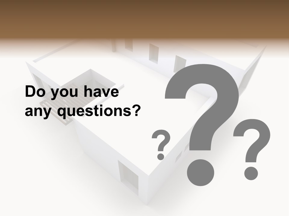 Window Chalet Plan PowerPoint Template