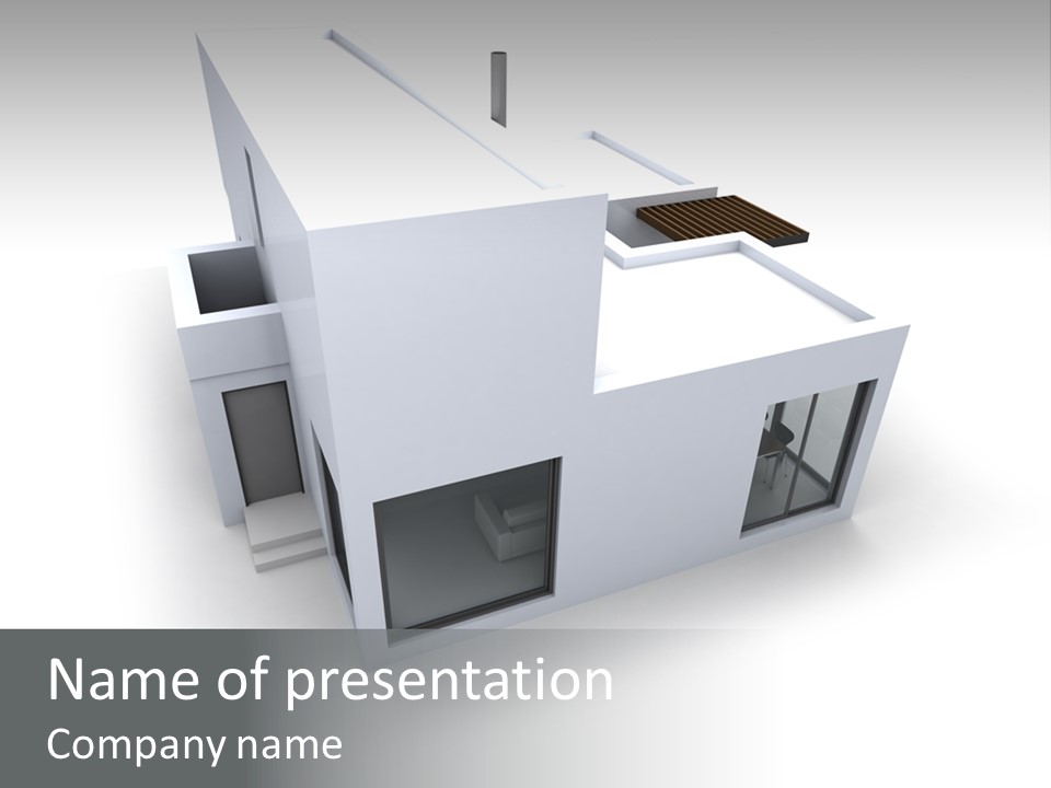 Future Property Window PowerPoint Template