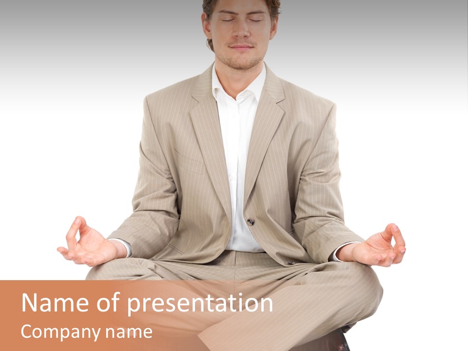 Yoga Natural Smile PowerPoint Template