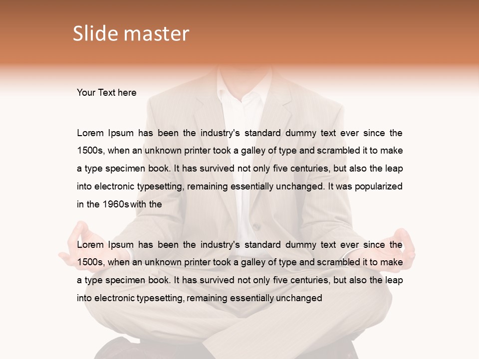 Yoga Natural Smile PowerPoint Template