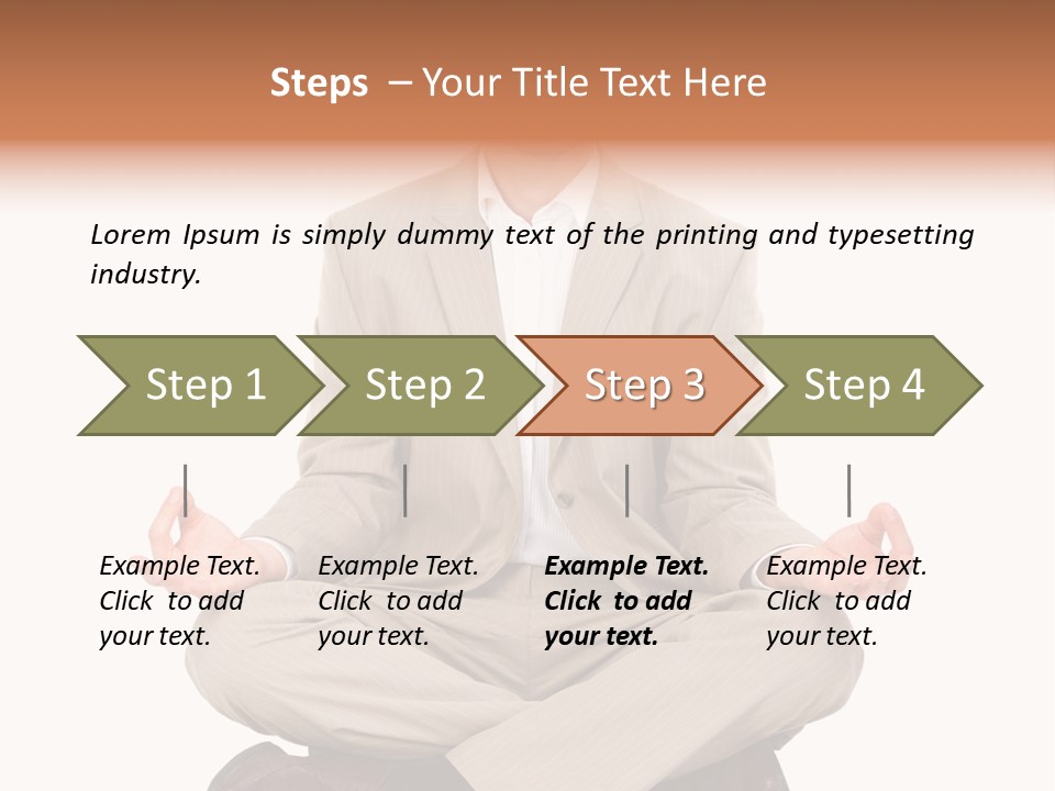 Yoga Natural Smile PowerPoint Template