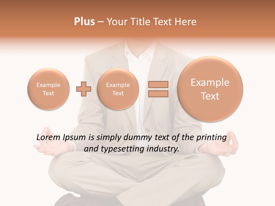 Yoga Natural Smile PowerPoint Template