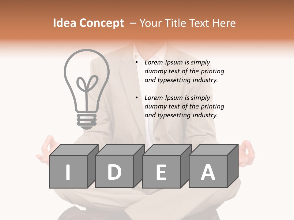 Yoga Natural Smile PowerPoint Template