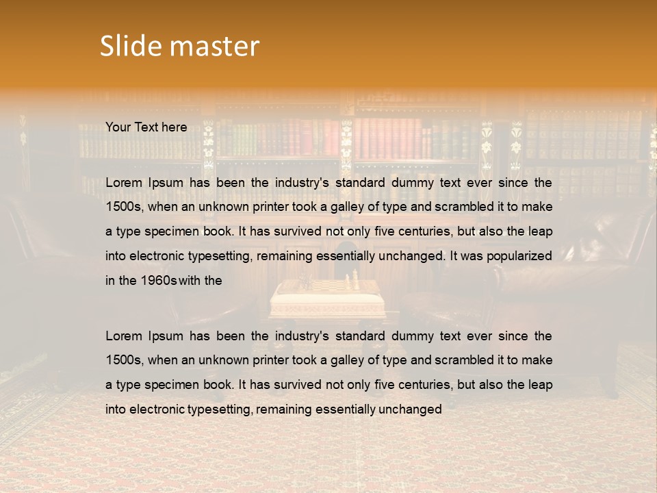 Room Sport Learning PowerPoint Template