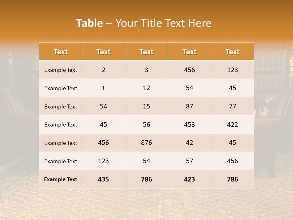 Room Sport Learning PowerPoint Template