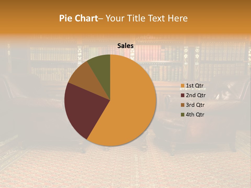 Indoor Shelf Leather PowerPoint Template