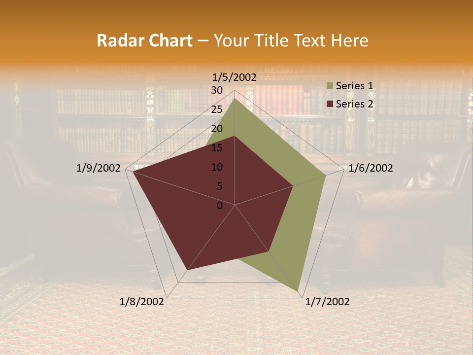 Indoor Shelf Leather PowerPoint Template