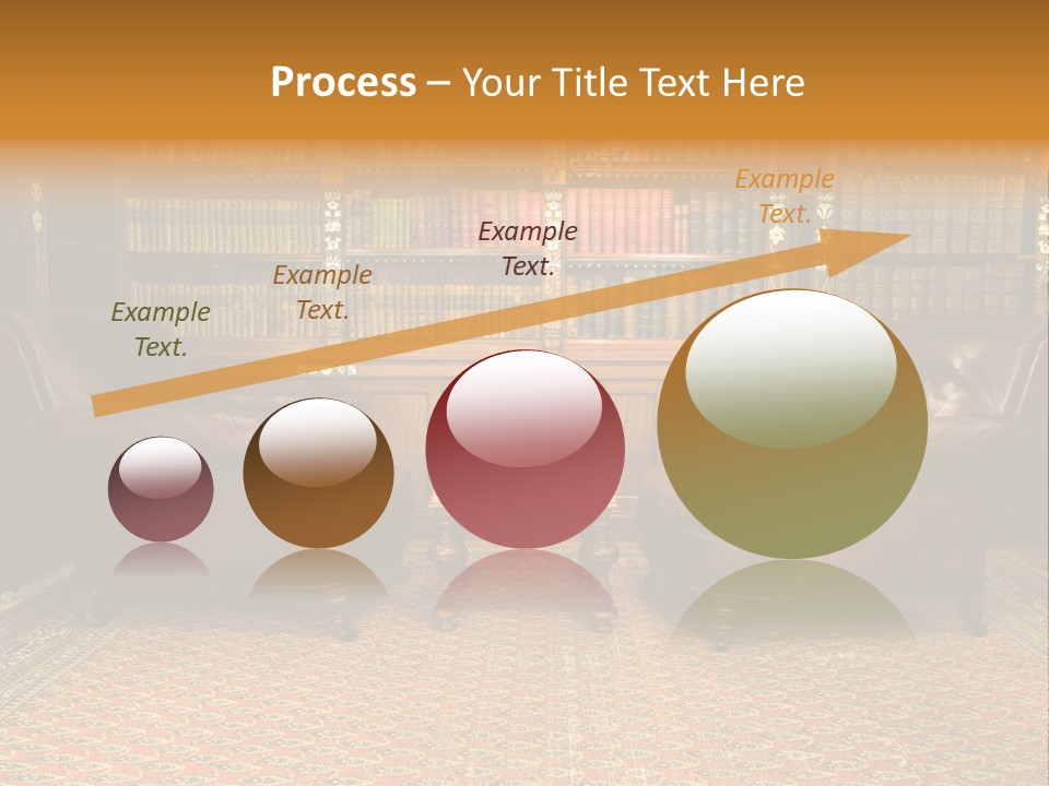 Indoor Shelf Leather PowerPoint Template