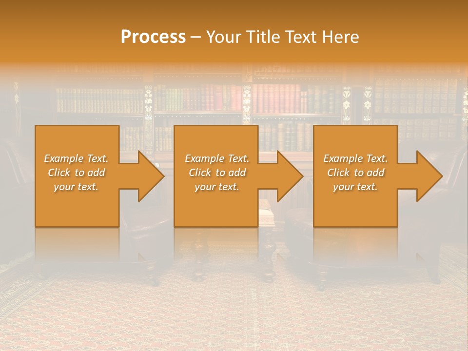 Indoor Shelf Leather PowerPoint Template