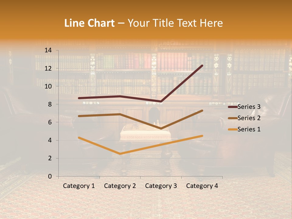 Indoor Shelf Leather PowerPoint Template