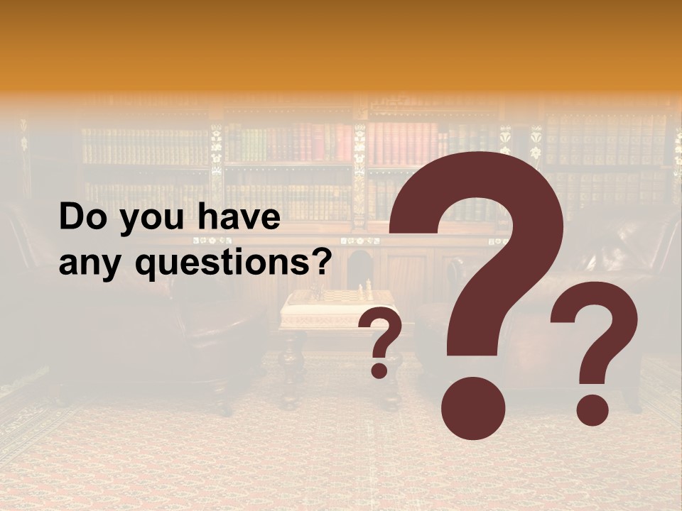 Indoor Shelf Leather PowerPoint Template