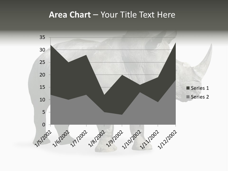 Rhinoceros Animal Danger PowerPoint Template