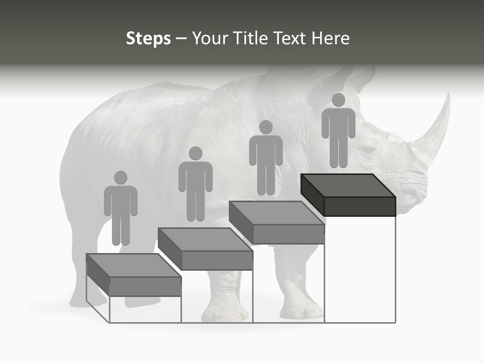 Rhinoceros Animal Danger PowerPoint Template