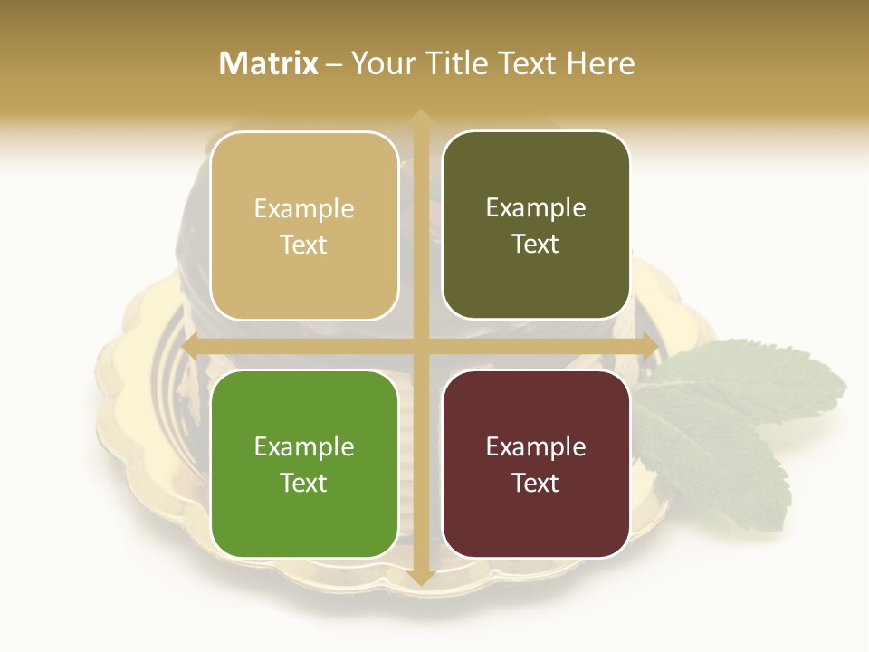 Elegance Celebration Gourmet PowerPoint Template