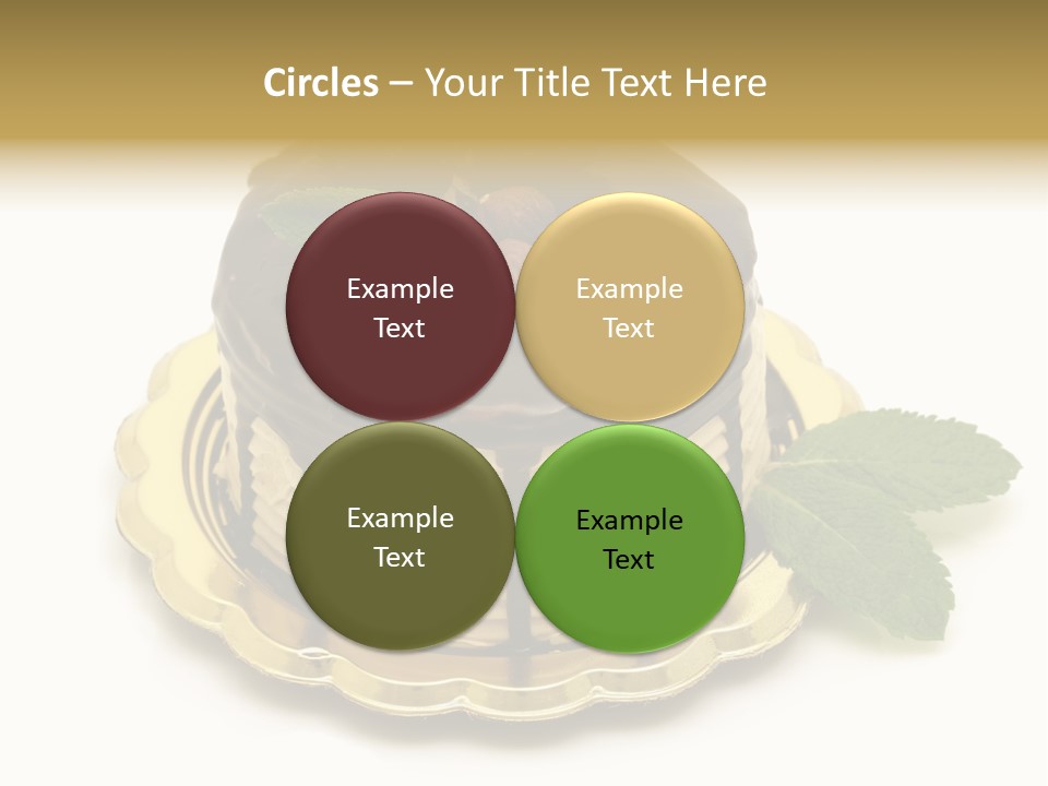 Elegance Celebration Gourmet PowerPoint Template