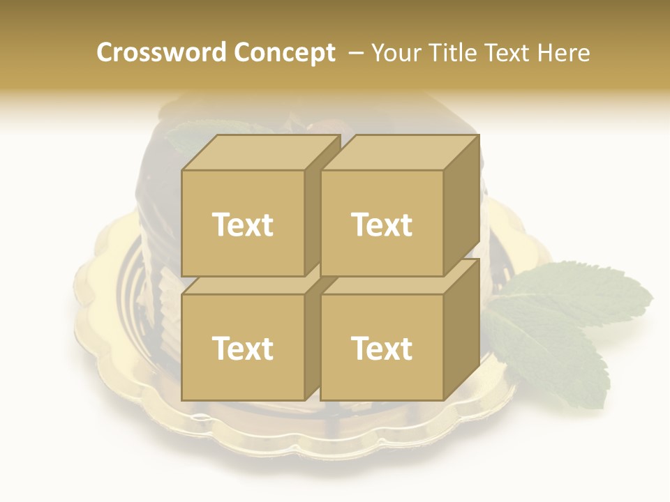 Elegance Celebration Gourmet PowerPoint Template