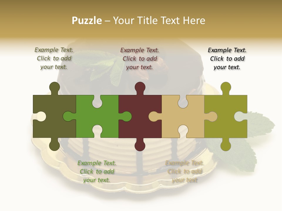 Elegance Celebration Gourmet PowerPoint Template