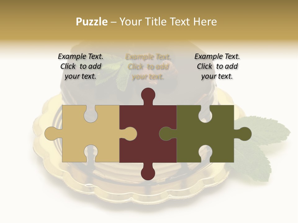 Elegance Celebration Gourmet PowerPoint Template