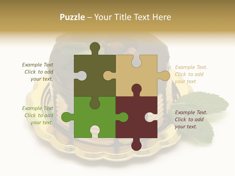 Elegance Celebration Gourmet PowerPoint Template