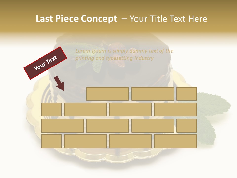 Elegance Celebration Gourmet PowerPoint Template