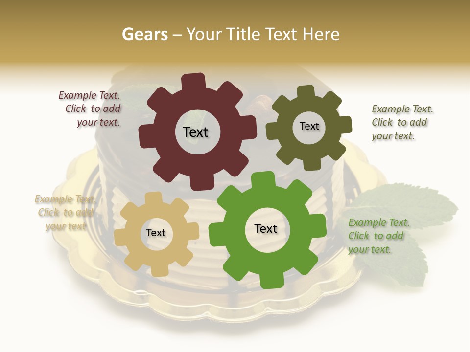 Elegance Celebration Gourmet PowerPoint Template