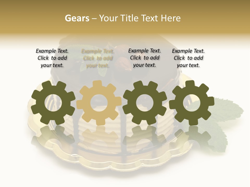 Elegance Celebration Gourmet PowerPoint Template