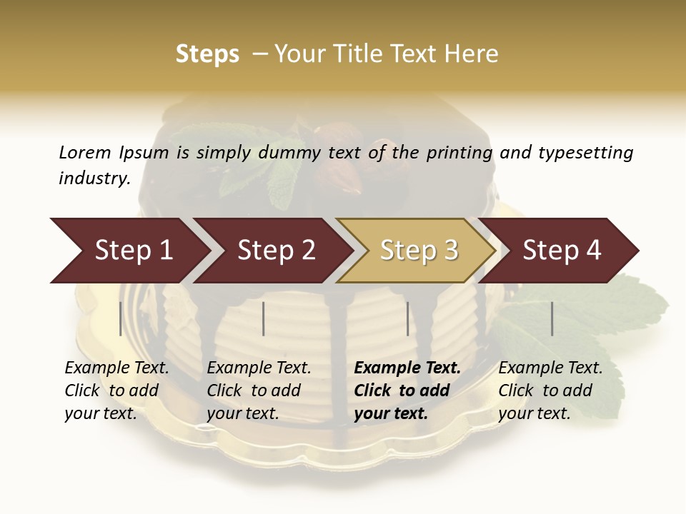 Elegance Celebration Gourmet PowerPoint Template