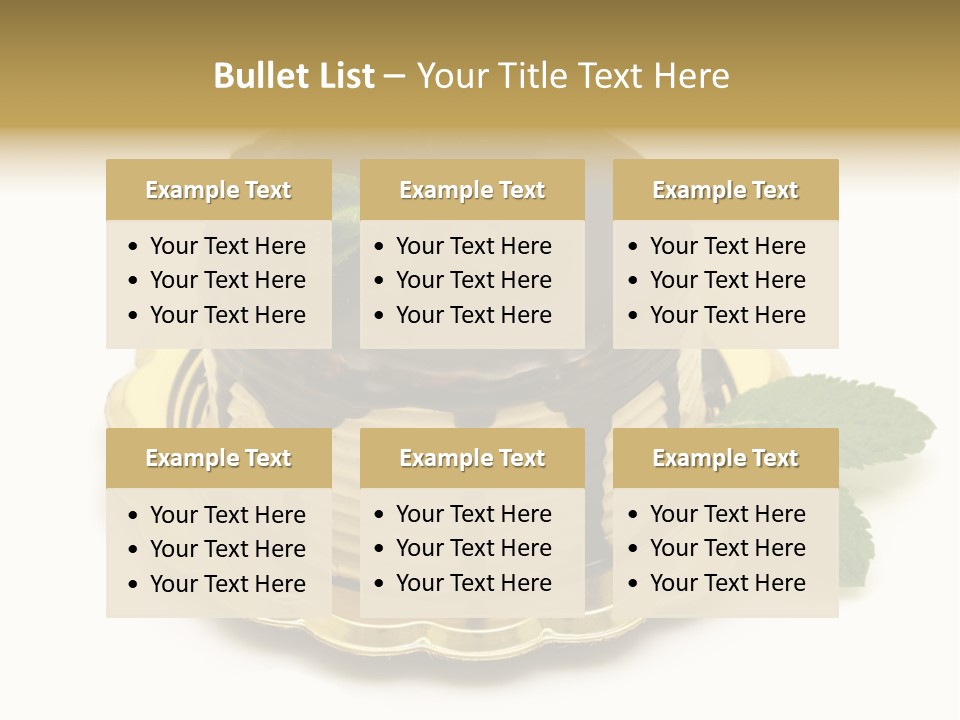 Elegance Celebration Gourmet PowerPoint Template