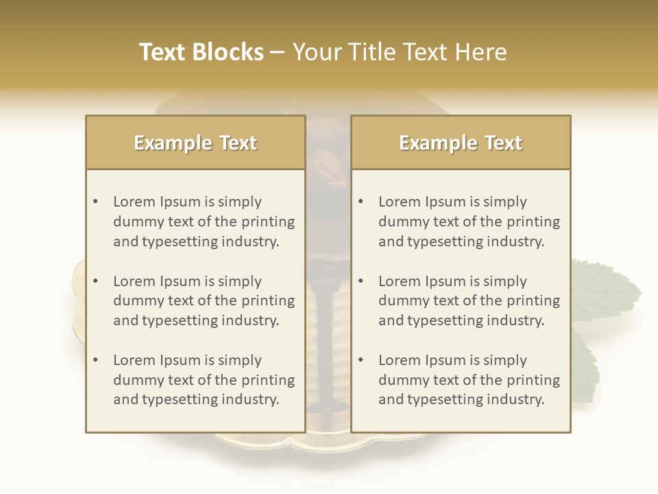 Elegance Celebration Gourmet PowerPoint Template