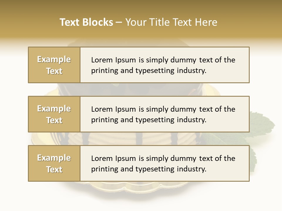 Elegance Celebration Gourmet PowerPoint Template