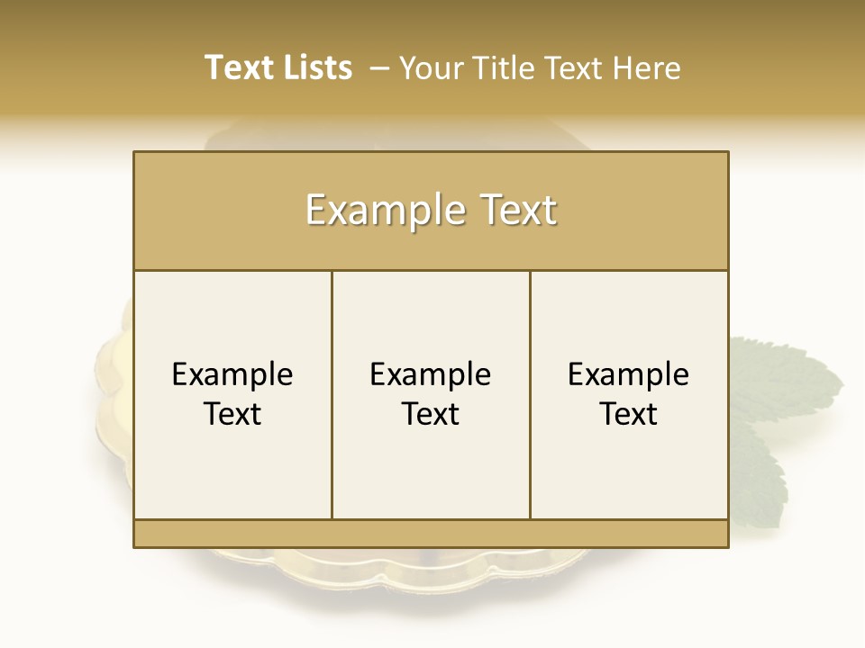 Elegance Celebration Gourmet PowerPoint Template
