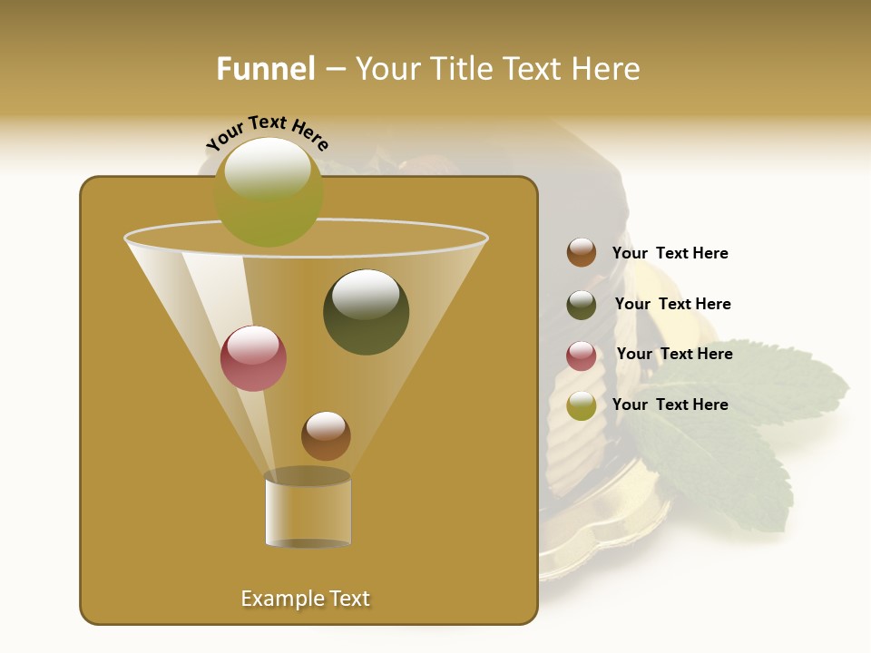 Elegance Celebration Gourmet PowerPoint Template