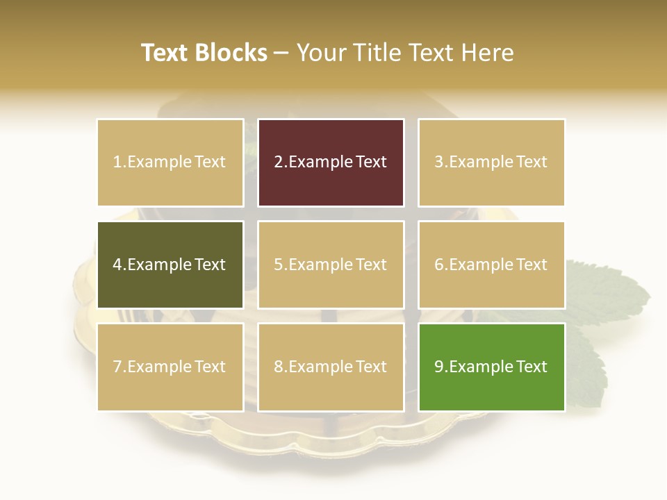 Elegance Celebration Gourmet PowerPoint Template