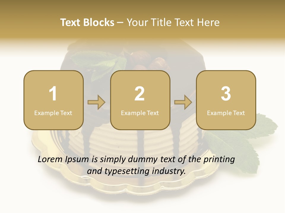 Elegance Celebration Gourmet PowerPoint Template