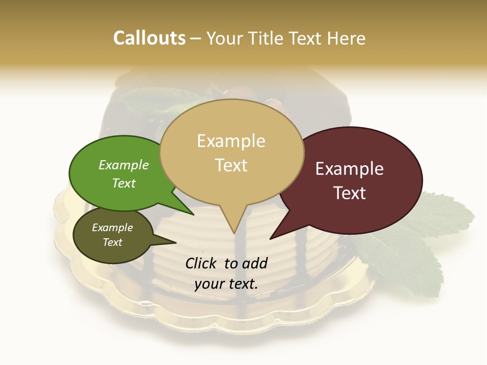 Elegance Celebration Gourmet PowerPoint Template