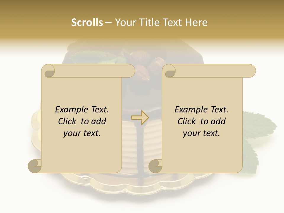 Elegance Celebration Gourmet PowerPoint Template