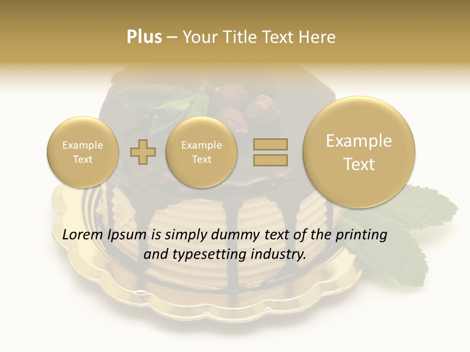 Elegance Celebration Gourmet PowerPoint Template