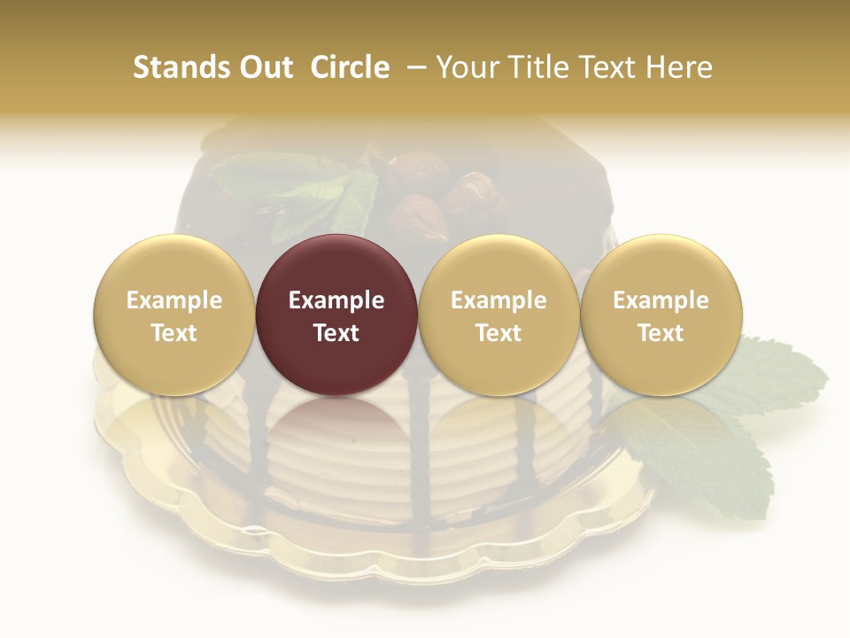 Elegance Celebration Gourmet PowerPoint Template