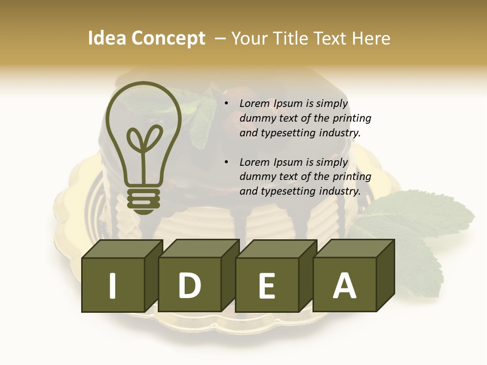 Elegance Celebration Gourmet PowerPoint Template