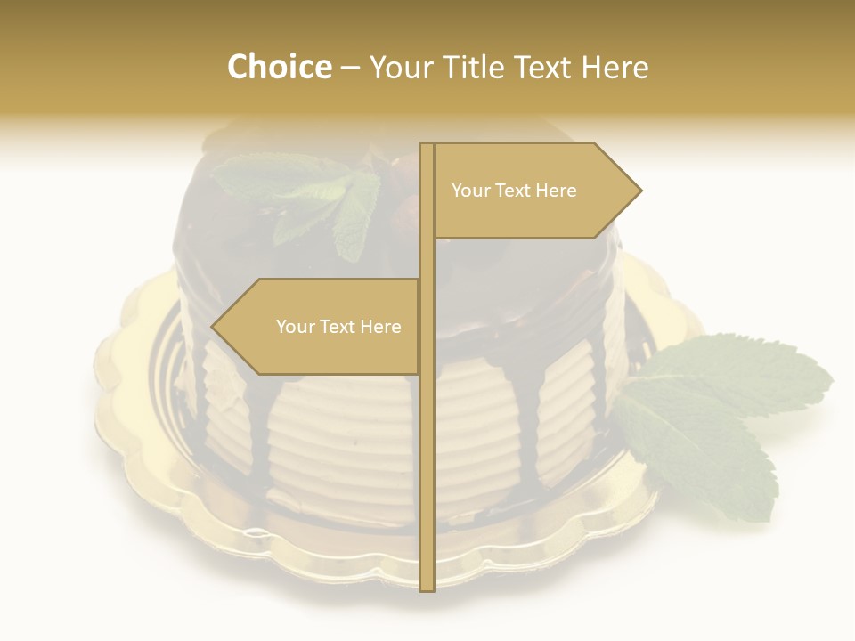 Elegance Celebration Gourmet PowerPoint Template