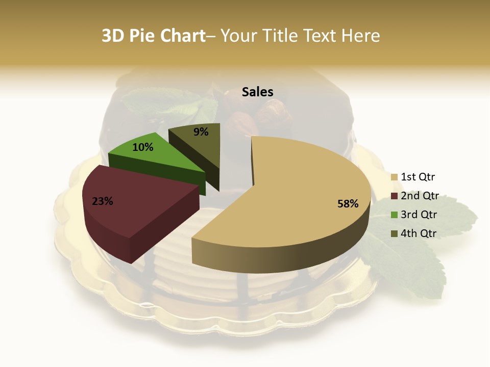 Elegance Celebration Gourmet PowerPoint Template