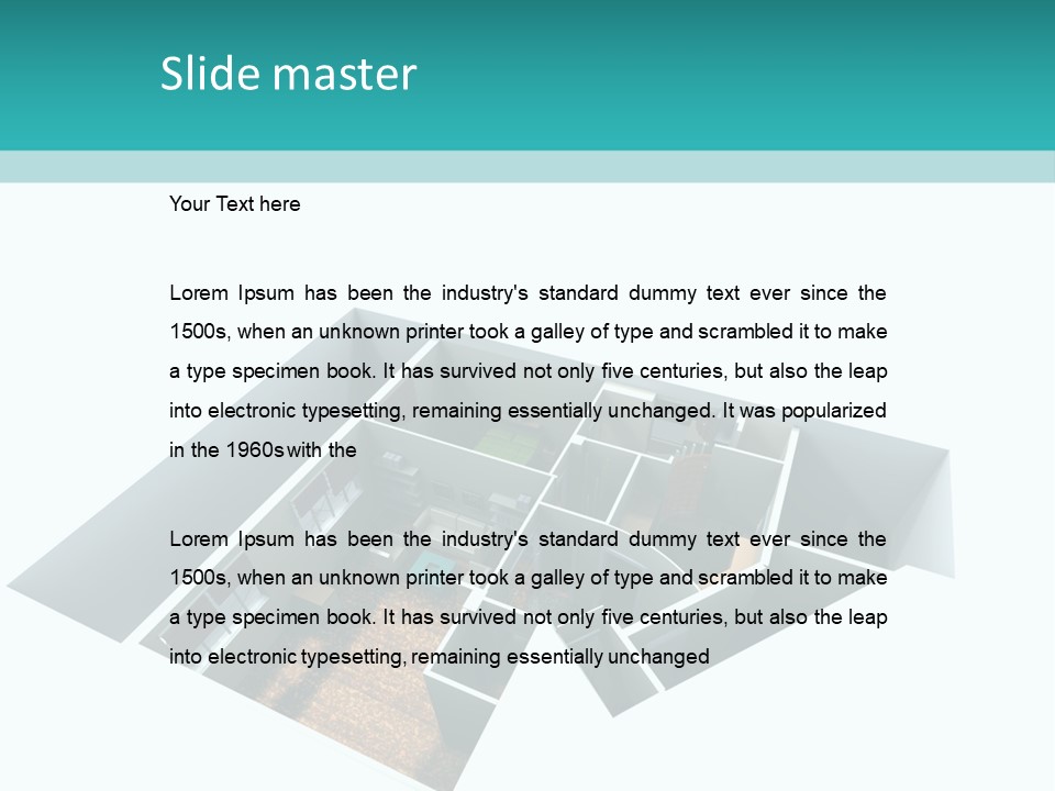 Remodel House Fireplace PowerPoint Template