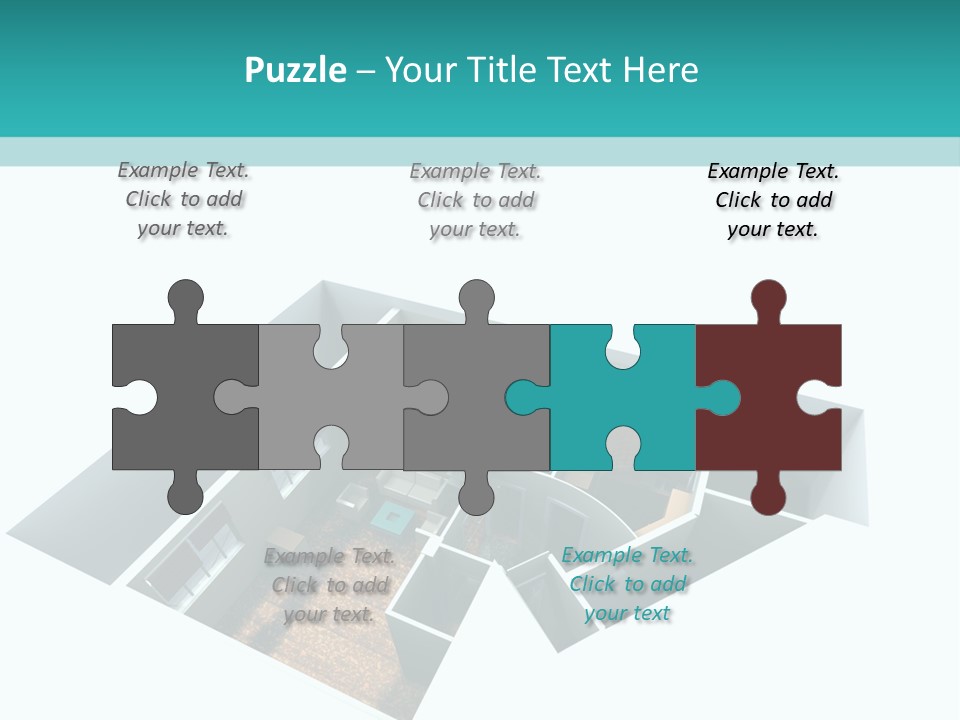 Remodel House Fireplace PowerPoint Template