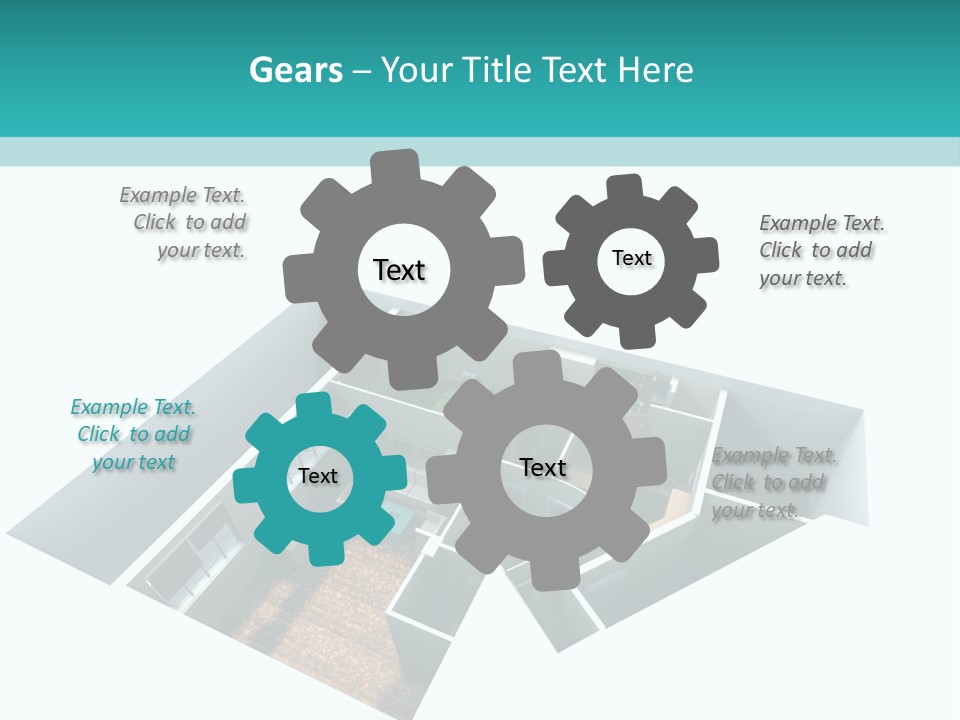 Remodel House Fireplace PowerPoint Template