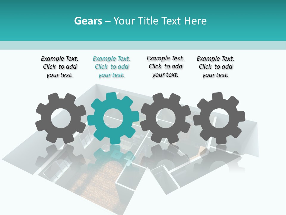 Remodel House Fireplace PowerPoint Template